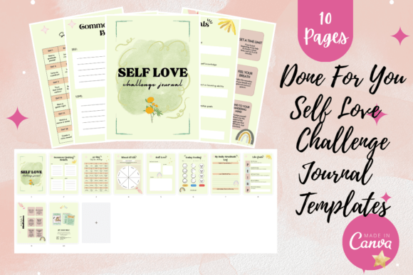 Download Canva Self Love Challenge Journal - Journal Collection