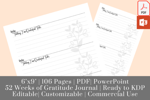 Download Daily Gratitude Journal 52 Weeks (KDP) - Journal Collection