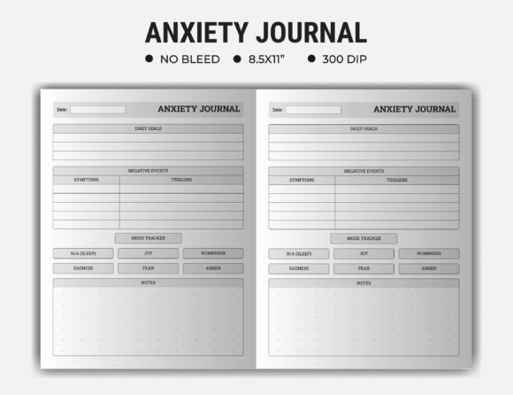Download Simple Anxiety Journal Self Care Planner - Journal Collection