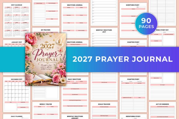 Download 2027 Prayer Journal KDP Graphic - Journal Collection