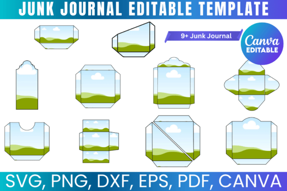 Download Canva Junk Journal Canva Template - Journal Collection