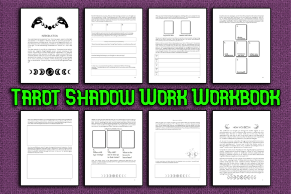 Download Tarot Shadow Work Workbook Journal KDP - Journal Collection
