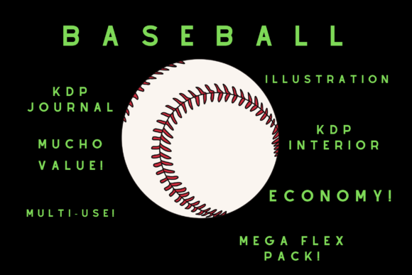 Download Baseball Softball KDP Journal Pack - Journal Collection