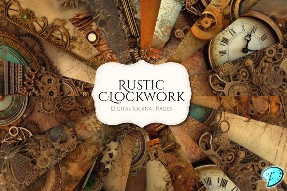 Download Rustic Clockwork Printable Journal Pages - Journal Collection
