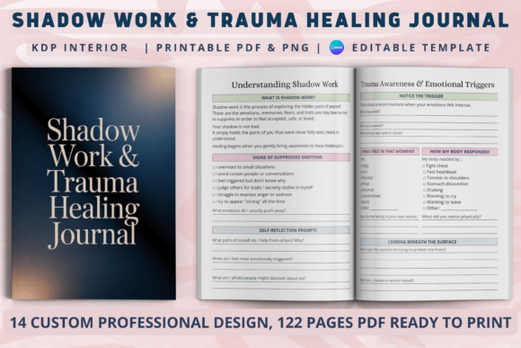 Download Shadow Work &amp; Trauma Healing Journal - Journal Collection