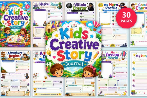 Download Kids Creative Story Journal - Journal Collection