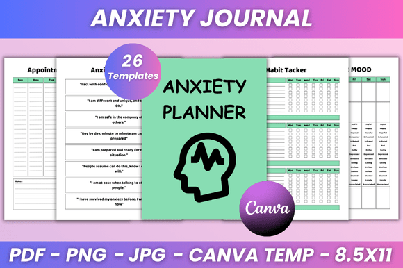 Download Anxiety Journal Kdp Interior - Journal Collection