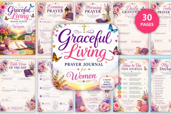 Download Graceful Living Prayer Journal for Women - Journal Collection