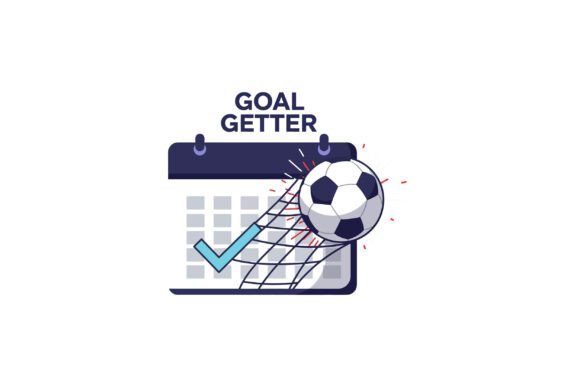 Download Soccer Goal Getter Concept with Calendar - Premium Resources