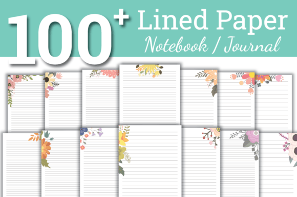 Download Lined Paper Bundle | Journal | Notebook - Journal Collection