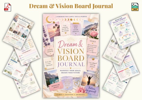 Download Dream &amp; Vision Board Journal - Journal Collection