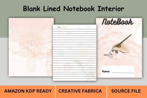 Download Lined Journal Notebook, Interior + Cover - Journal Collection