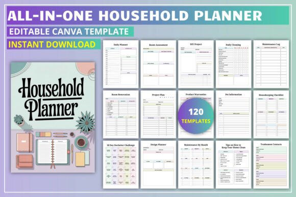 Download All-in-One Household Planner - House Collection