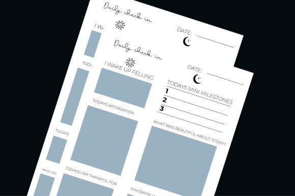 Download Daily Check in Journal, Daily Gratitude - Journal Collection