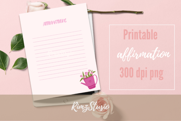 Download Affirmation Journal Page Png - Journal Collection
