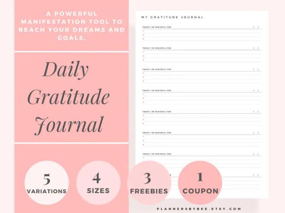 Download Daily Gratitude Journal, Gratitude Journal - Journal Collection