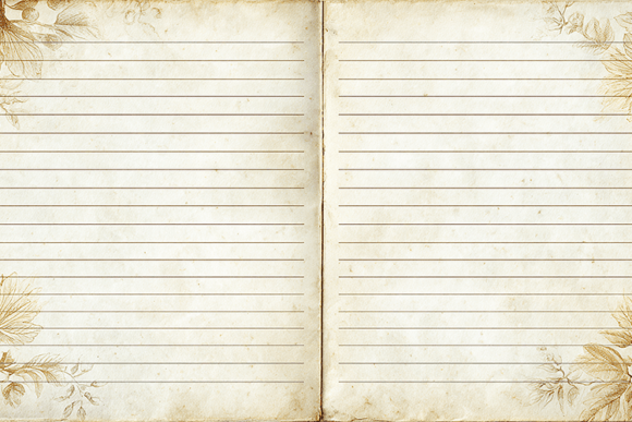 Download Vintage Lined Journal Book Pages - Journal Collection