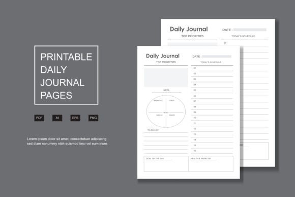 Download Daily Journal, Kdp Interior Pages - Journal Collection