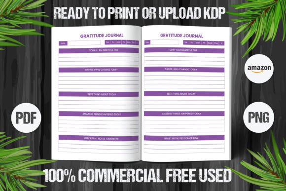 Download Gratitude Journal 2023 KDP Interior V 6 - Journal Collection